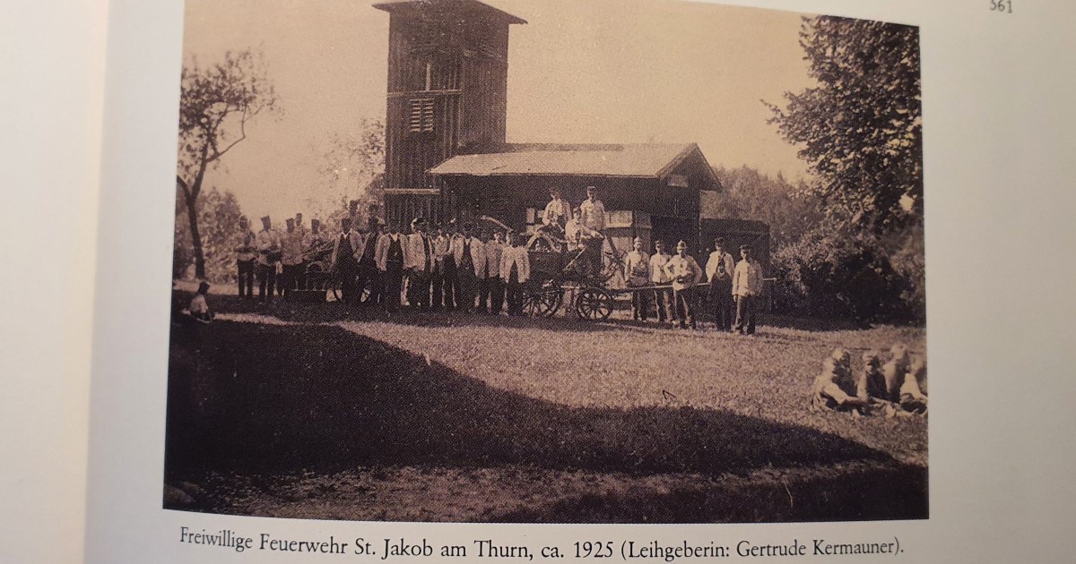 FF St. Jakob 1925 © Ortschronik Puch, Leihgabe Getrude Kermauner